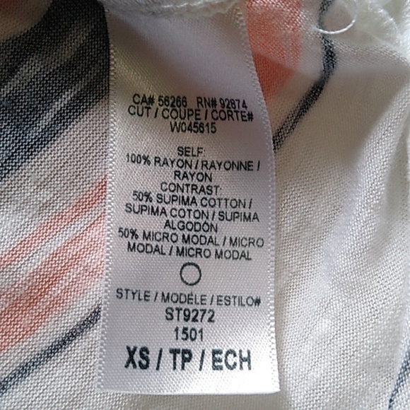 Splendid Tissue Striped Scoop Neck T-shirt - Picture 10 of 14